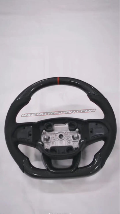MXS4439 Premium Carbon Fiber Steering Wheel for Mahindra Scorpio N