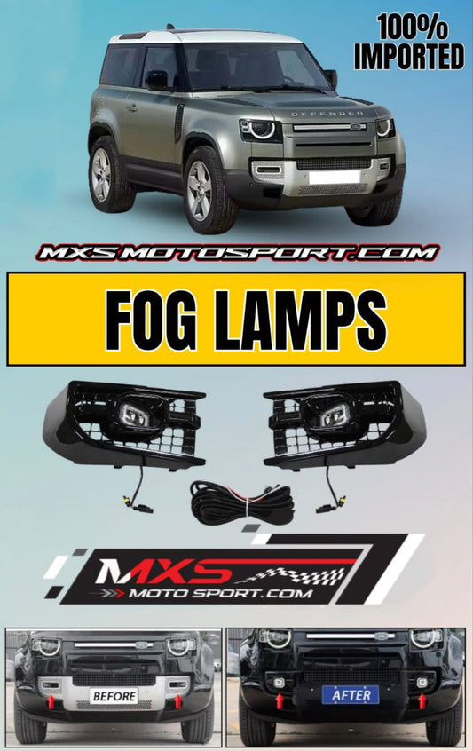 MXS4443 High-Performance LED Fog Lights for Land Rover Defender Upgrade Kit