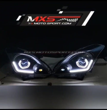 MXS4446 Demon Eye LED Projector Headlights with Smart App Controlled For Maruti Suzuki Baleno