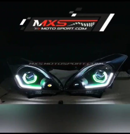 MXS4446 Demon Eye LED Projector Headlights with Smart App Controlled For Maruti Suzuki Baleno