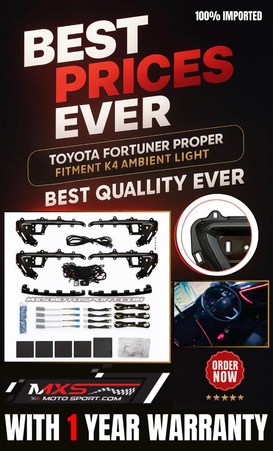 MXS4450 Specific K4 Ambient Lighting Panel Kit – Precision Fit for Toyota Fortuner