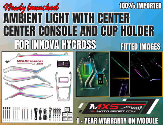 MXS4451 Specific Ambient Lighting Kit – With Center Console & Cup Holder Illumination for Toyota Innova Hycross
