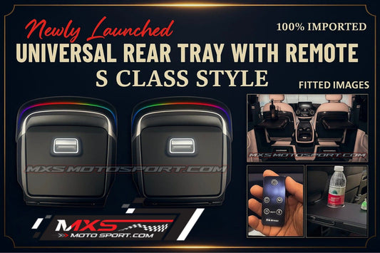MXS4452 LuxeRide Rear Seat Organizer – S-Class Inspired with Remote Control