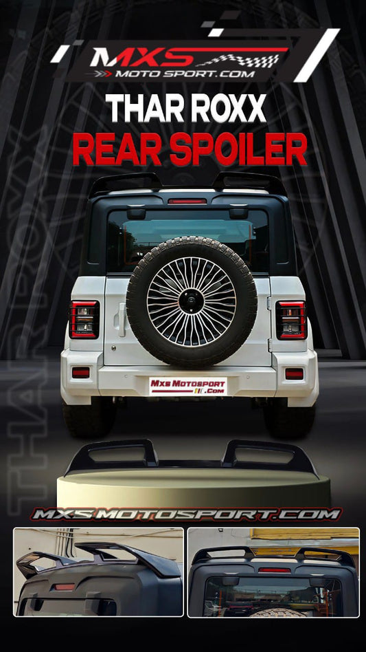 MXS4456 Aero Rear Roof Spoiler for Mahindra THAR ROXX