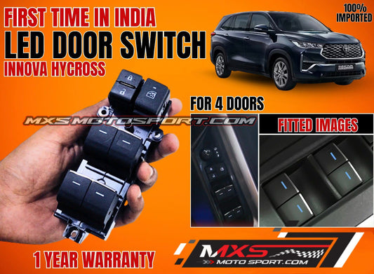 MXS4465 LED Illuminated Door Lock & Power Window Switches for Toyota Innova Hycross