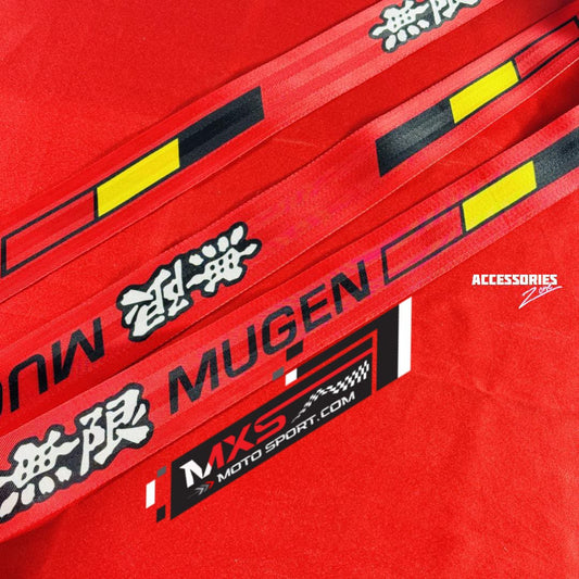 MXS4470 MUGEN-Style Retractable Racing Seat Belt – Universal Fit