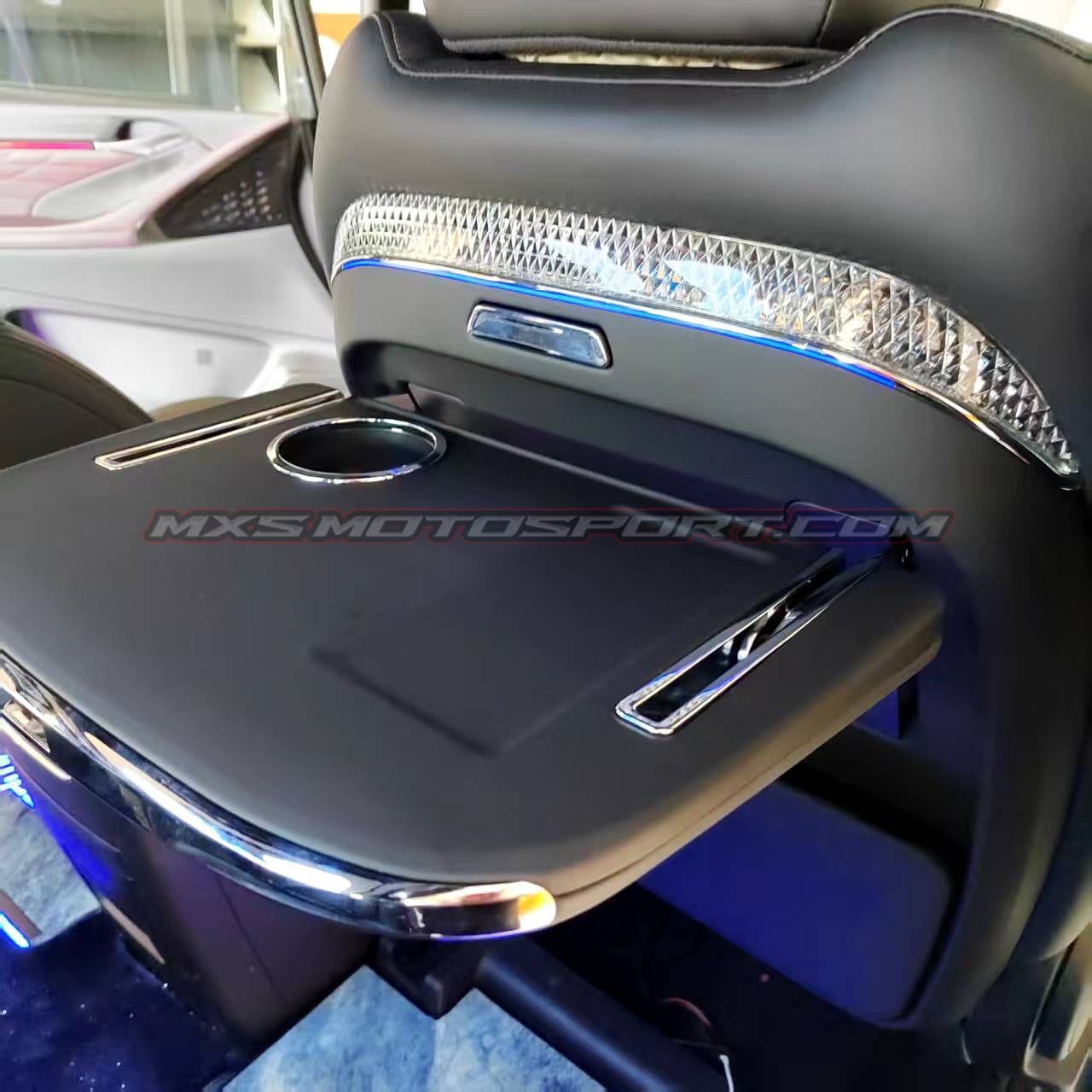 MXS4487 New Luxury Food Tray – Swarovski Ambient Edition (Without Foot Rest)