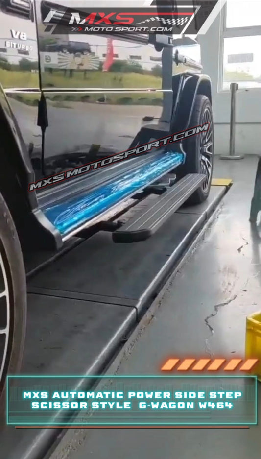 MXS4493 Automatic Power Side Steps – Scissor Style For Mercedes-Benz G-Wagon W464