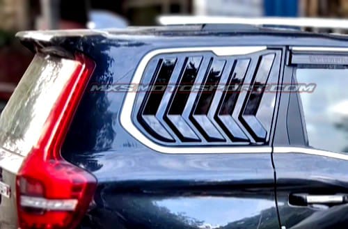 MXS4508 Glossy Black Window Louvers for Mahindra Scorpio-N