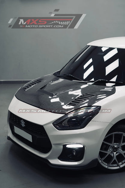 MXS4517 Carbon Fiber Bonnet Hood Maruti Suzuki Swif (2018–2023)
