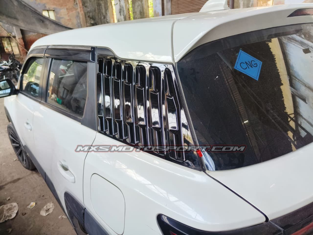 MXS4529 AeroFlow Window Louvers – Glossy Black Maruti Brezza 2022 Onwards