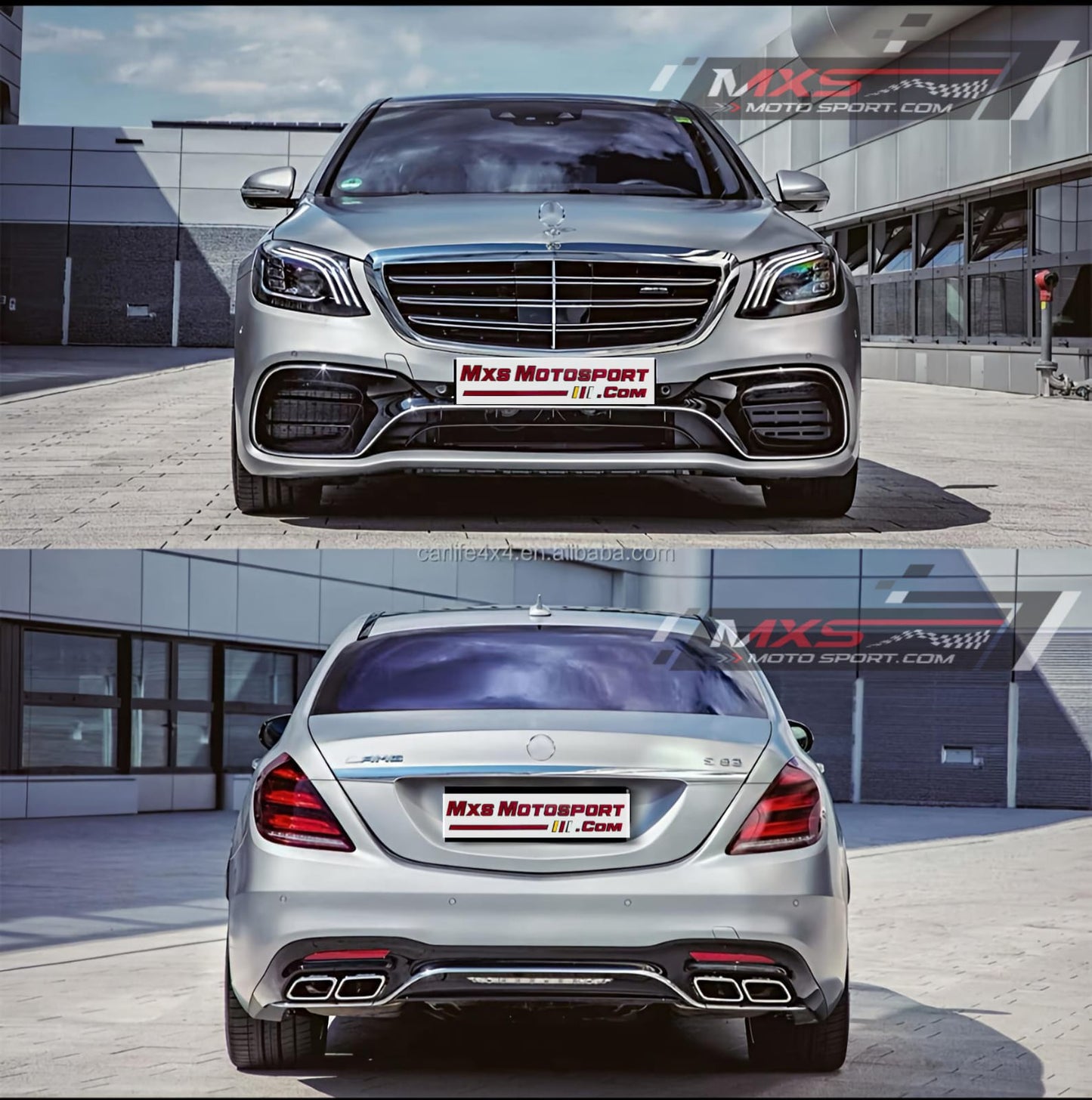 MXS4539 Mercedes-Benz S-Class W222 (Pre-Facelift) Conversion Kit — Upgrade to S63 AMG Black Edition Look
