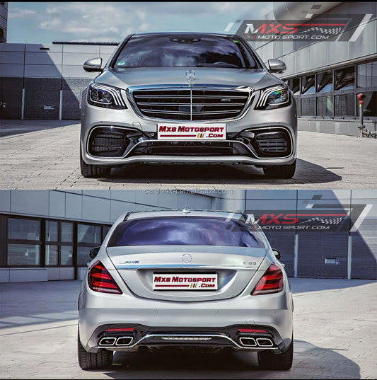 MXS4539 Mercedes-Benz S-Class W222 (Pre-Facelift) Conversion Kit — Upgrade to S63 AMG Black Edition Look