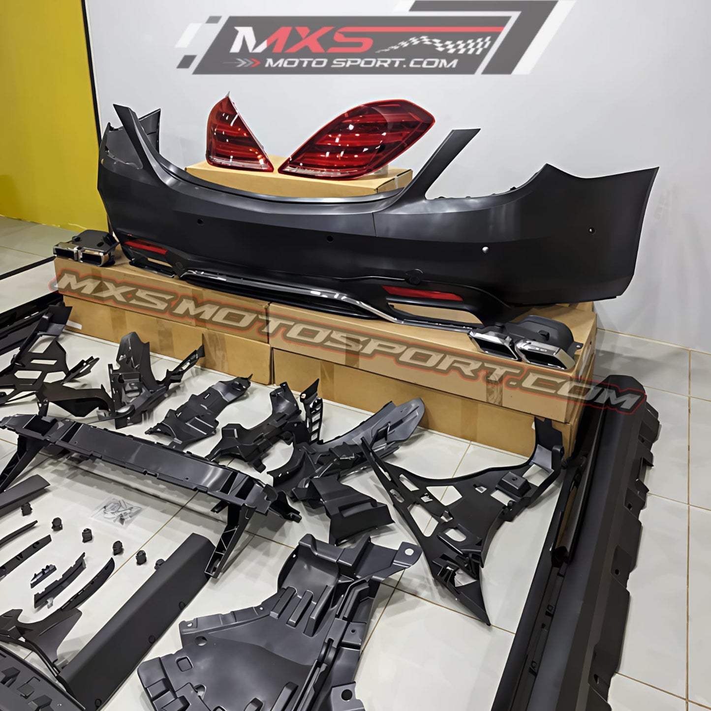 MXS4539 Mercedes-Benz S-Class W222 (Pre-Facelift) Conversion Kit — Upgrade to S63 AMG Black Edition Look