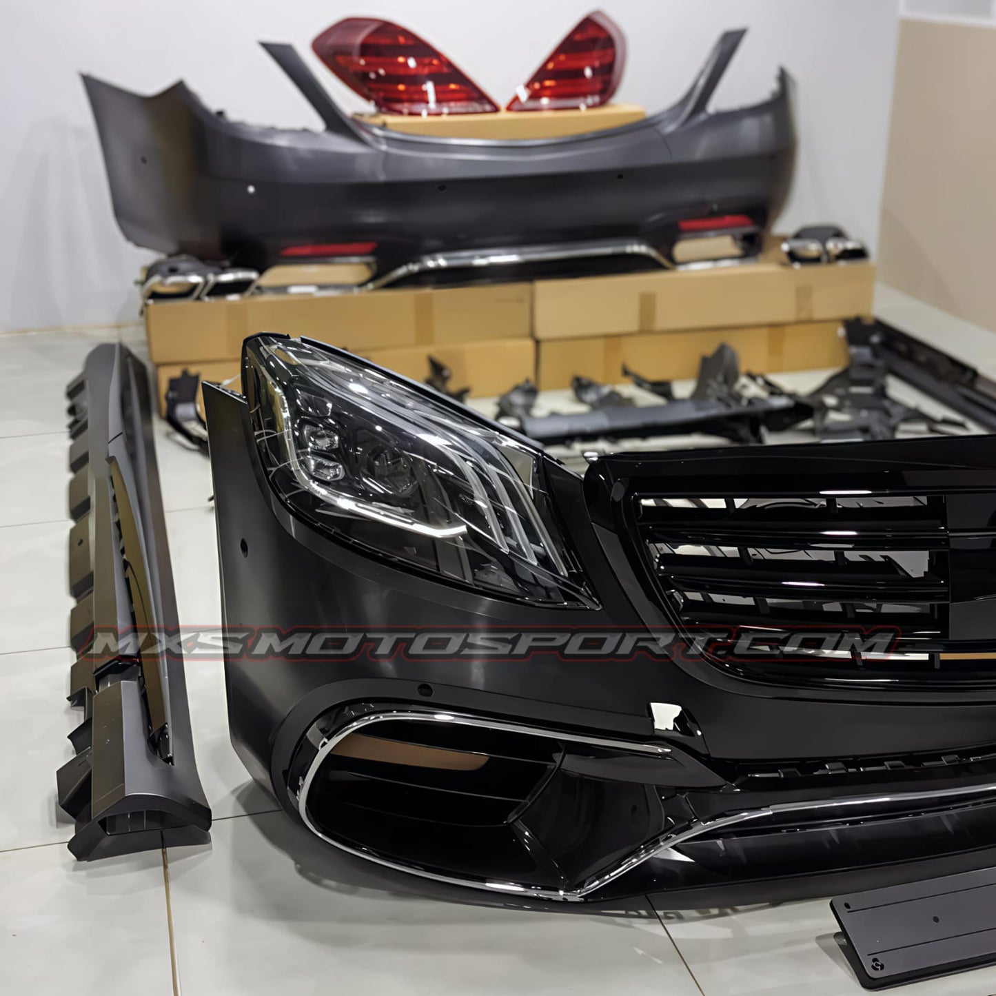 MXS4539 Mercedes-Benz S-Class W222 (Pre-Facelift) Conversion Kit — Upgrade to S63 AMG Black Edition Look