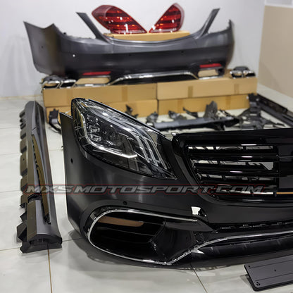 MXS4539 Mercedes-Benz S-Class W222 (Pre-Facelift) Conversion Kit — Upgrade to S63 AMG Black Edition Look