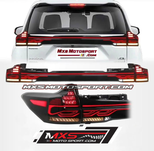 MXS4572 LED Tail Lights for Toyota Innova Hycross | BMW GTI-Style Dynamic Design