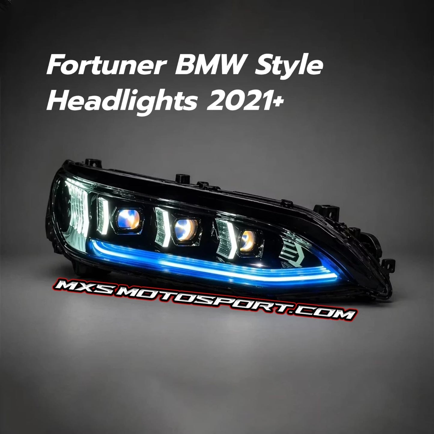 MXS4732 BMW Style LED Headlights for Toyota Fortuner 2021+