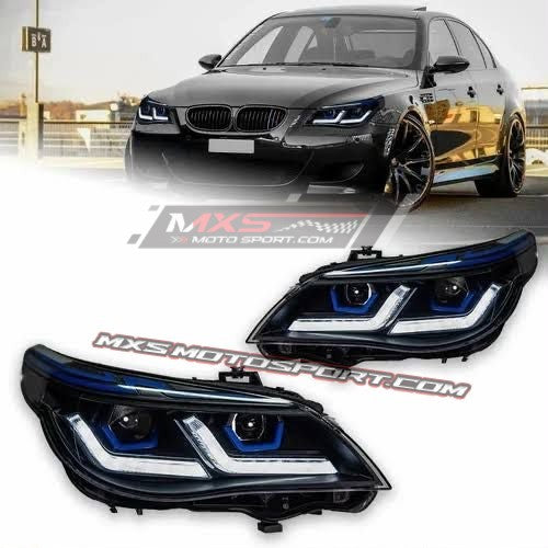 MXS4769 LED Headlights for BMW 5 Series E60/E61 (2004–2010) – 525i to 550i