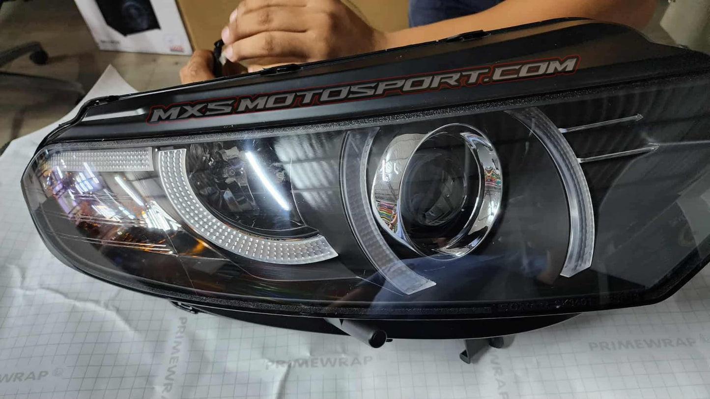 MXSHL159 Ford EcoSport Projector Headlights Evoque Style Day Time lights