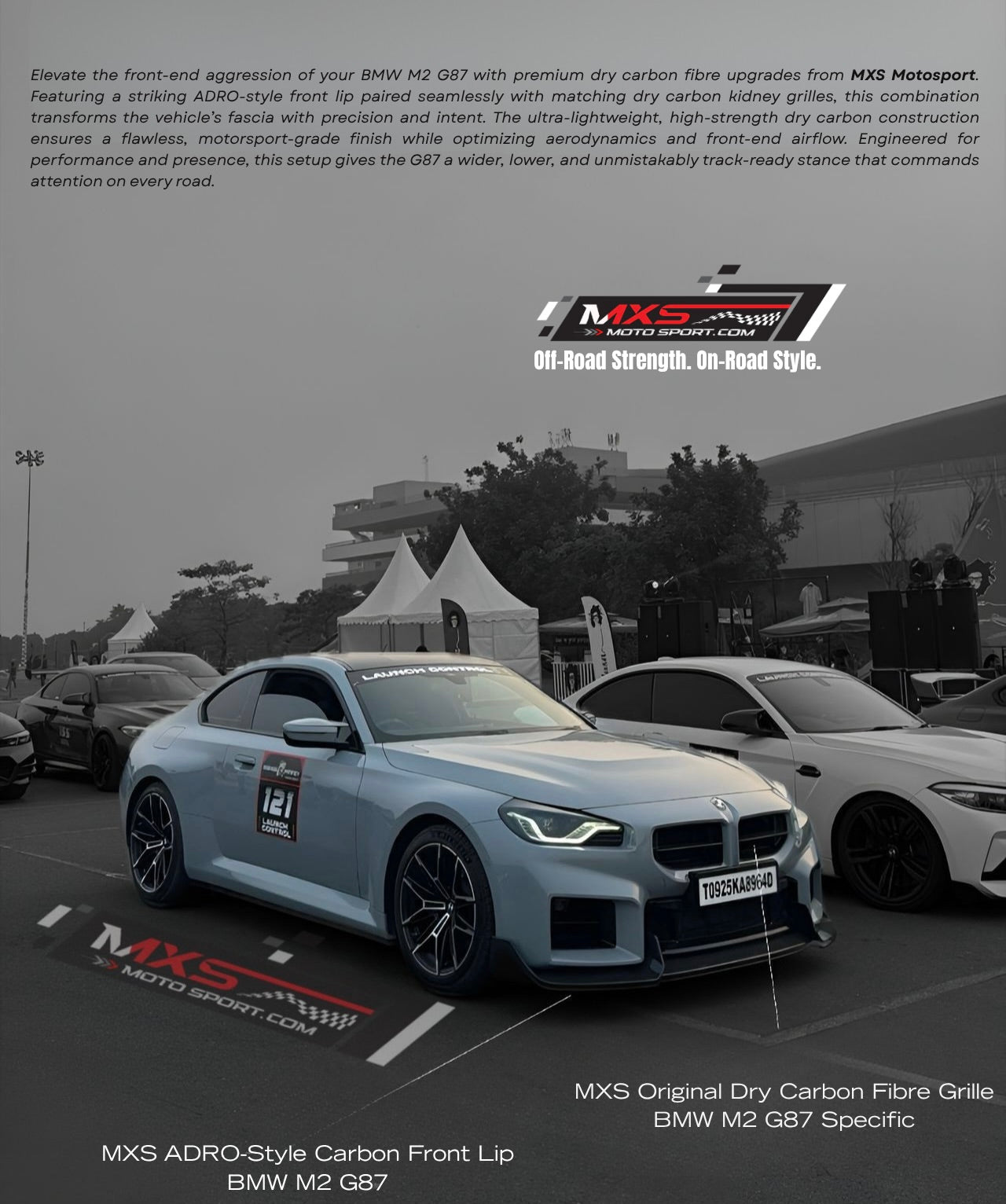 MXS4632 ADRO-Style Carbon Fiber Front Package BMW M2 G87