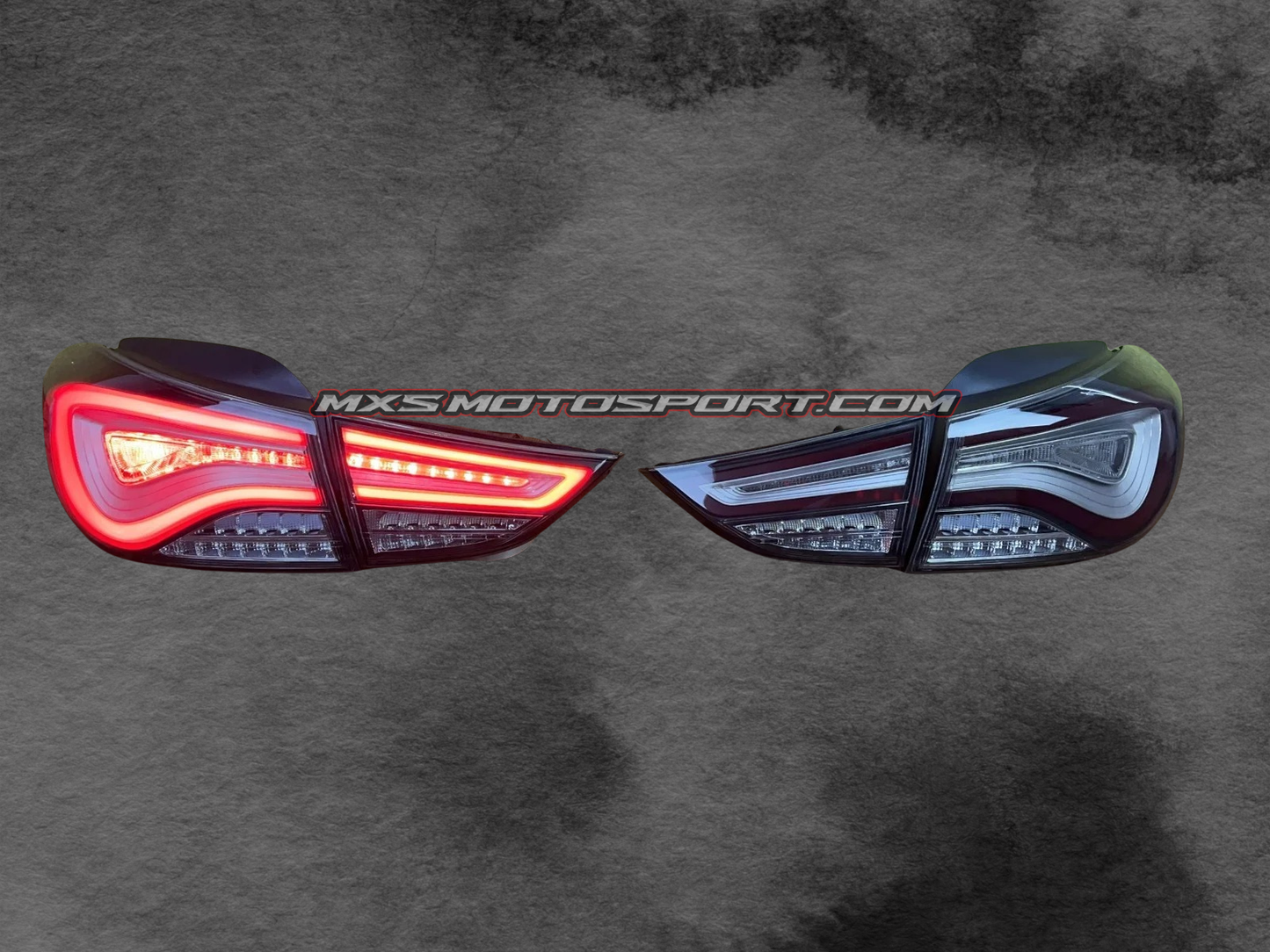 MXSTL192 Hyundai Elantra Smoked Black LED Tail Lights
