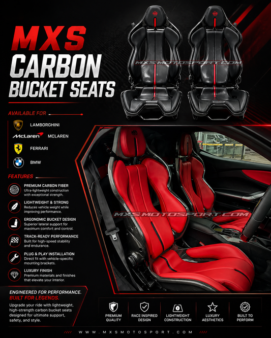 MXS4691 Carbon Performance Bucket Seats