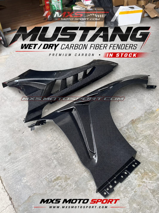 MXS4758 Mustang Wet Carbon Fiber Fender Flares