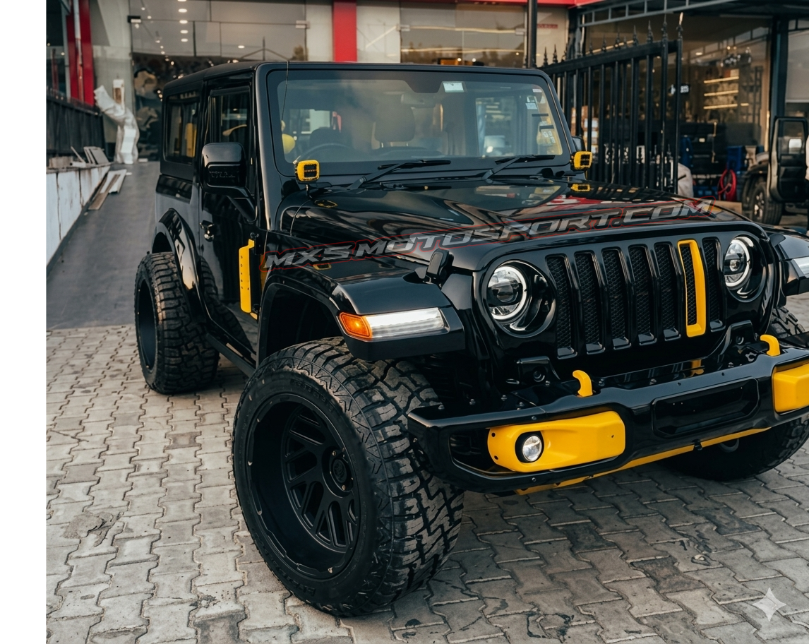 MXS4717 Rubicon / Wrangler Style Fender Kit For Mahindra Thar & Thar Roxx