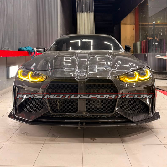 MXS4725 BMW M4 G82 AD V1 Style Full Carbon Fiber Front Bumper