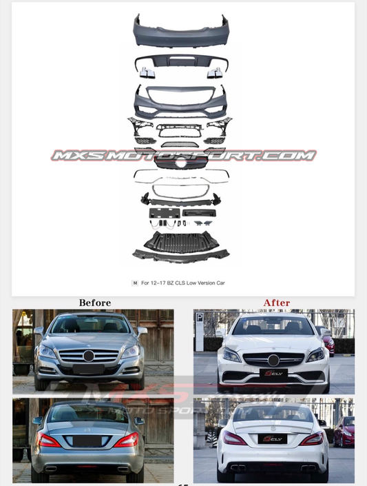 MXS4627 Mercedes-Benz CLS W218 (2012–2017) to CLS 63 AMG Facelift Conversion Kit