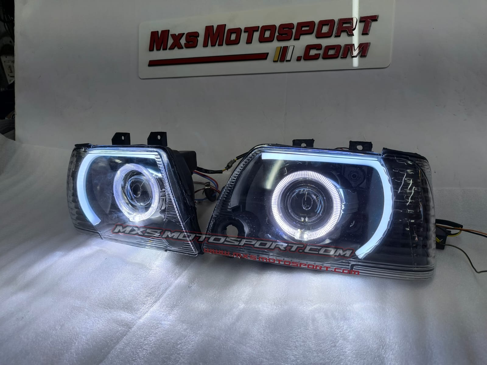 maruさま2033 MXS4128 Maruti Suzuki 800 DRL Projector Headlights | MXS Motosport