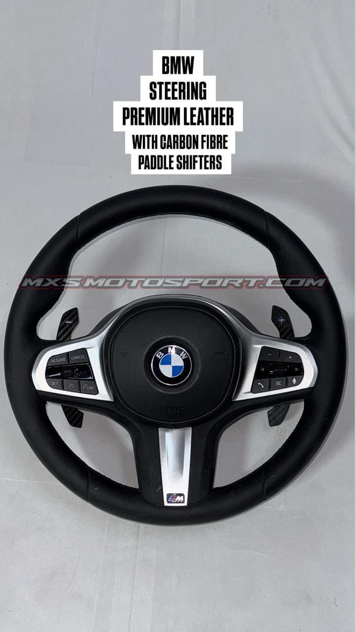 MXS4633 Carbon Performance Steering Wheel For BMW Premium Leather | Carbon Paddle Shift