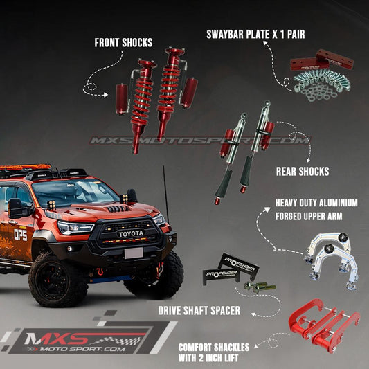 MXS4646 Profender Extreme Lift Kit For Toyota Hilux | Advanced Performance Package
