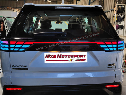 MXS4577 App-Controlled LED Tail Lights for Toyota Innova HyCross | Dynamic Smart Lighting Upgrade