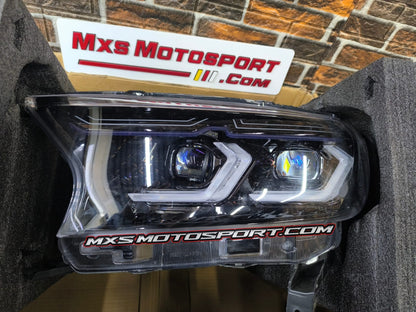 MXS4582 Ford Endeavour Quad LED LENS Projector Headlights BMW Inspired