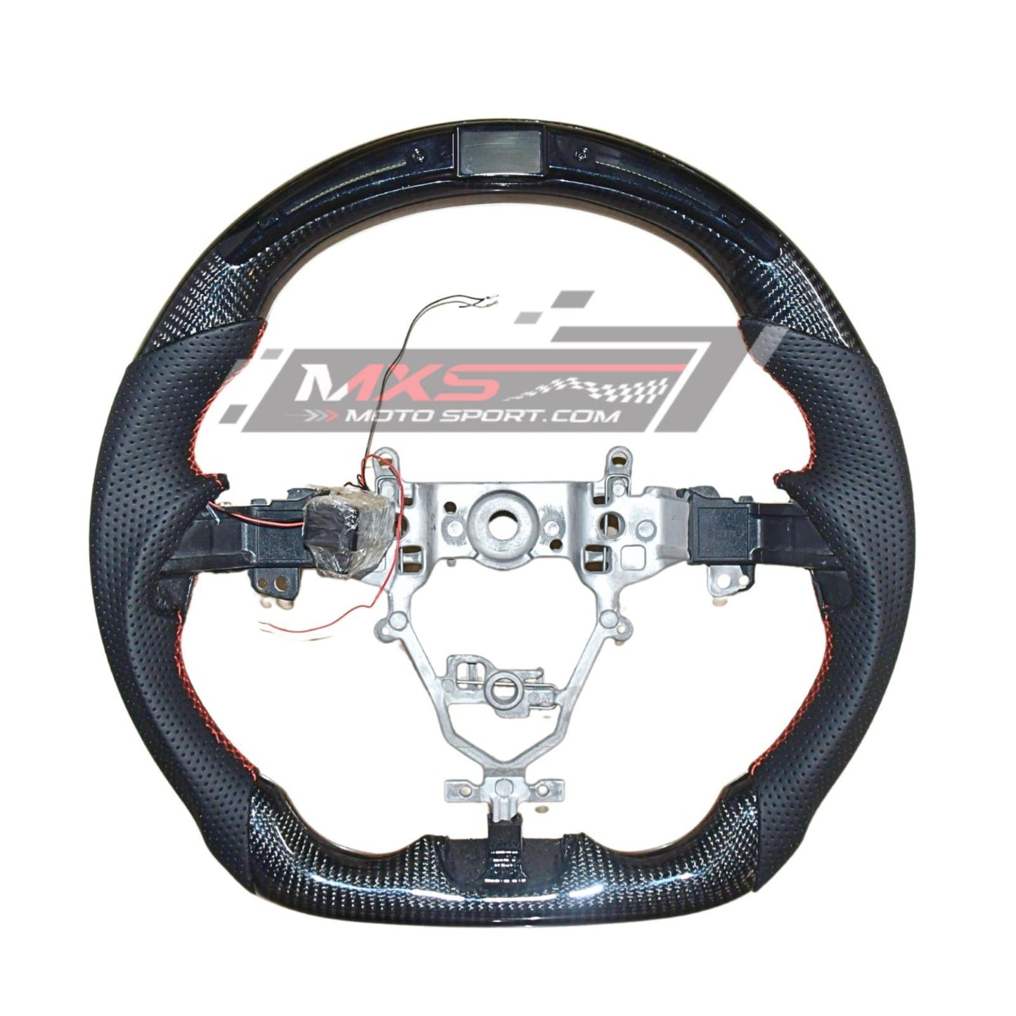 MXS4618 Carbon Fiber Race Steering Wheel with LED Shift Indicator – Baleno Performance Edition