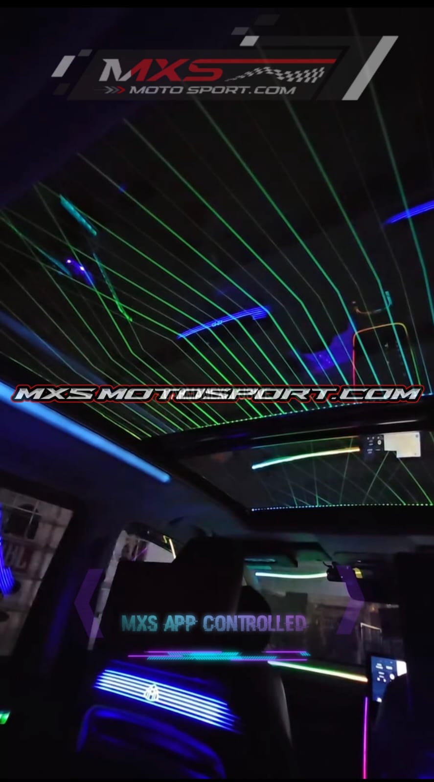 MXS4615 Illuminated SkyGlass Sunfilm (App Controlled) – Double Sunroof Edition V1