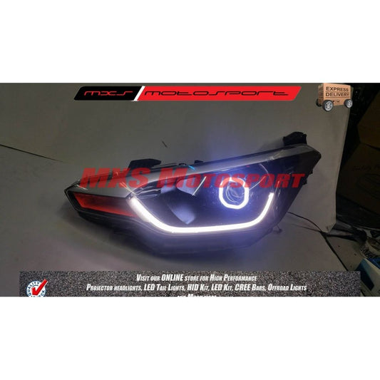 MXSHL80 Square Projector Headlight With DRL System Hyundai i20 Elite