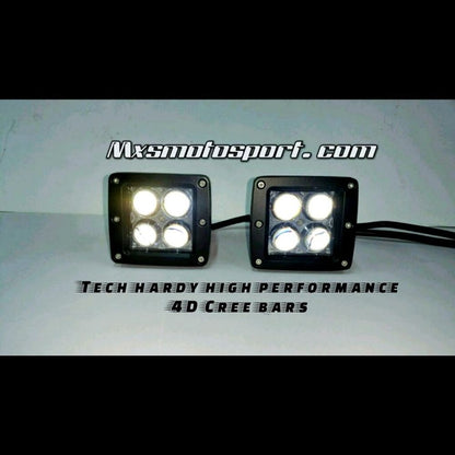 MXSORL33 High Performance 4D CREE LED Light Bar Car and Bike and SUV (Pair)
