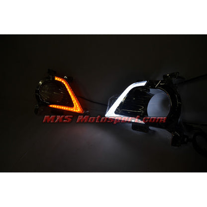 MXS2383 LED Fog Lamps Day Time Running Lights Toyota Innova Crysta