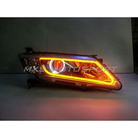 MXS1891 Audi-Style White-Amber DRL Daytime Running Light for Honda City New