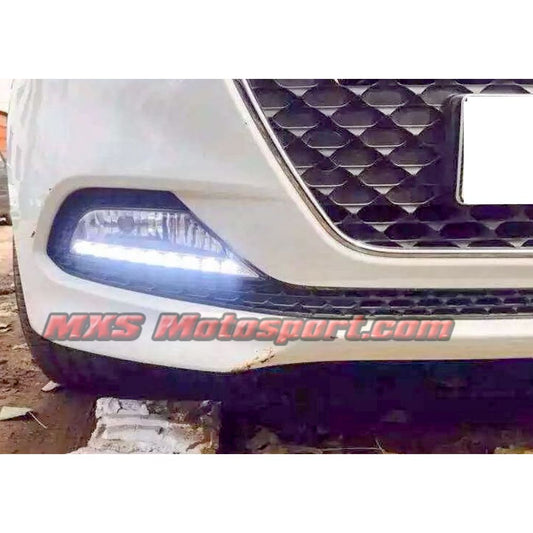 MXS1913 LED Fog Lamps Day Time running Light for Hyundai i20 Elite