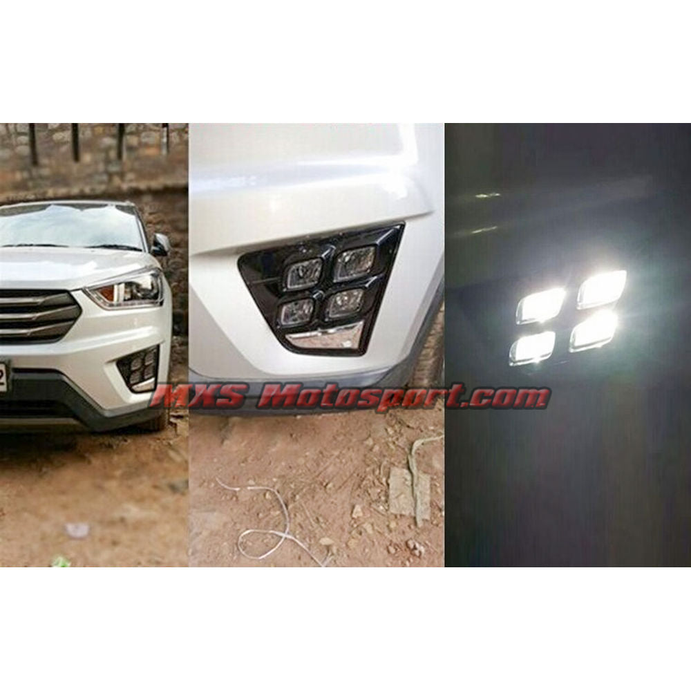 MXS2207 LED Fog Lamps Daytime running Light for Hyundai Creta 2015