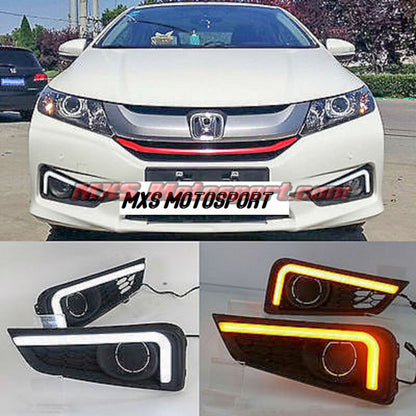 MXS2296 LED Fog Lamps Day Time running Light Honda City i-Dtec