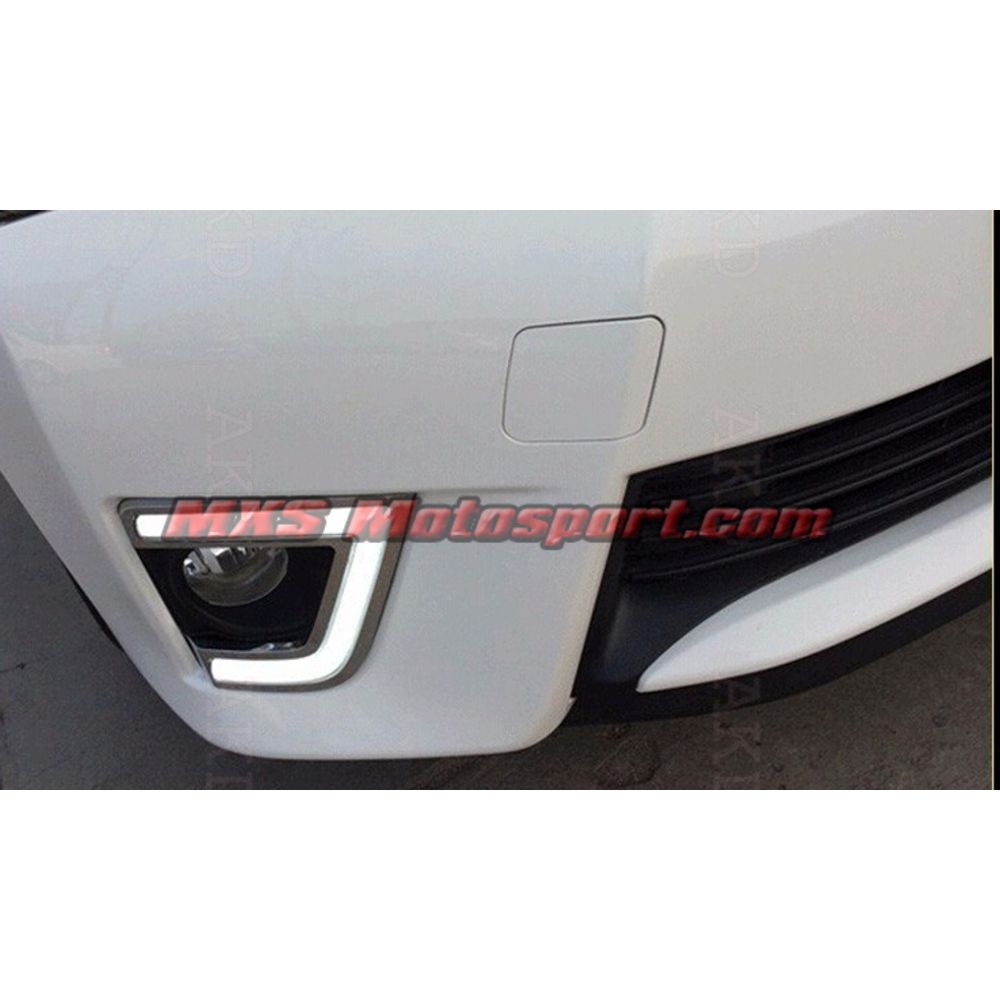 MXS2351 LED Fog Lamps Day Time Running Light Toyota Corolla Altis 2014-2016