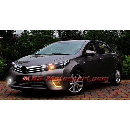 MXS2351 LED Fog Lamps Day Time Running Light Toyota Corolla Altis 2014-2016