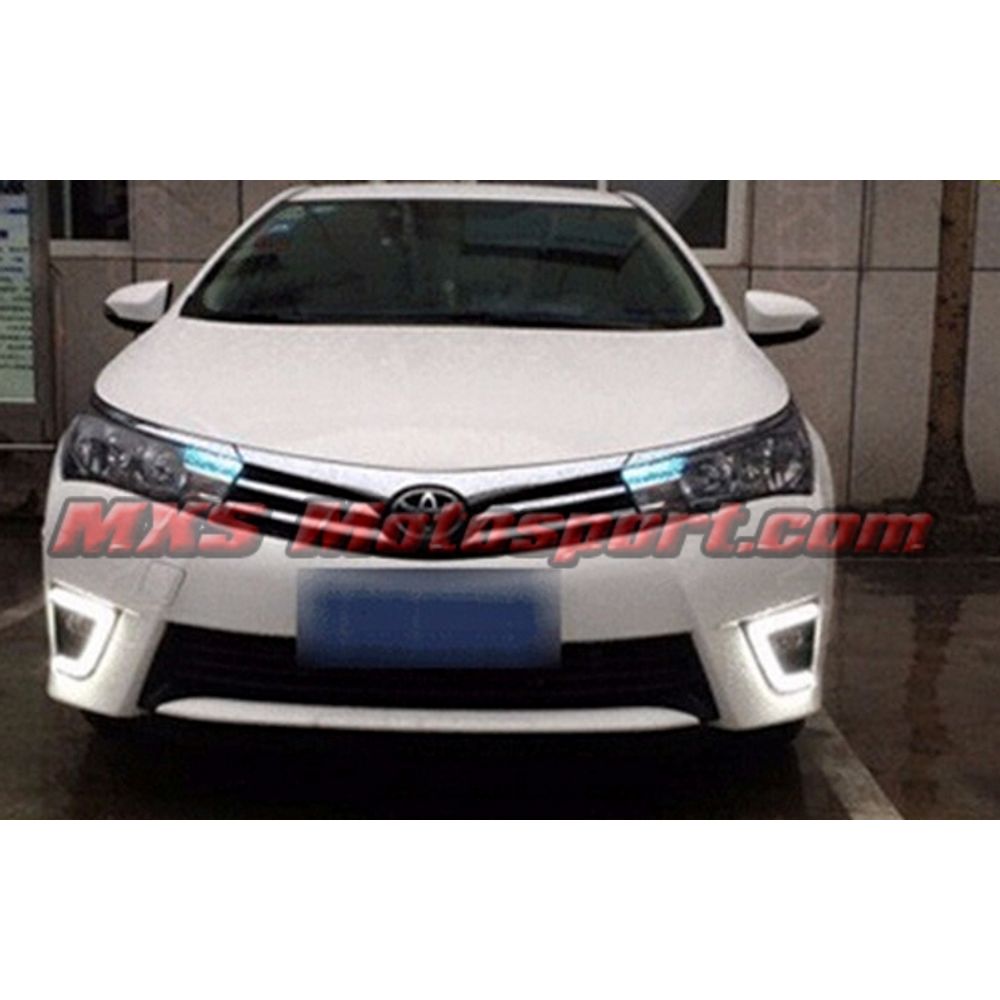 MXS2351 LED Fog Lamps Day Time Running Light Toyota Corolla Altis 2014-2016