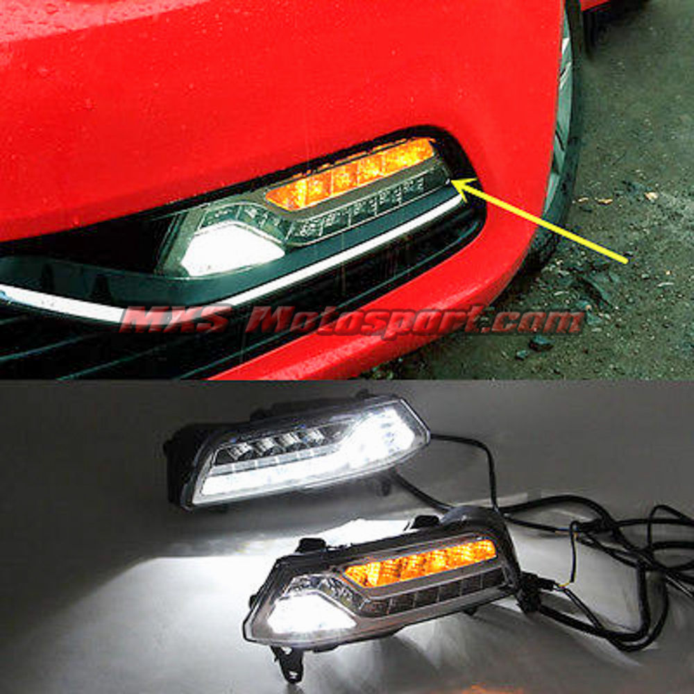 MXS2354 LED Fog Lamps Day Time Running Light Volkswagen Polo 2015