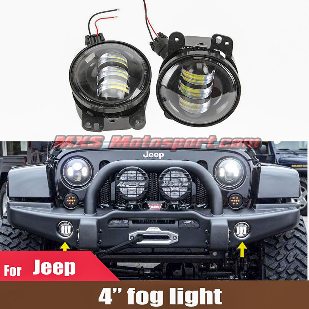 MXS2372 Cree Led Daymaker Fog Lights For Mahindra Thar Jeep